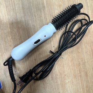 White one step hair dryer